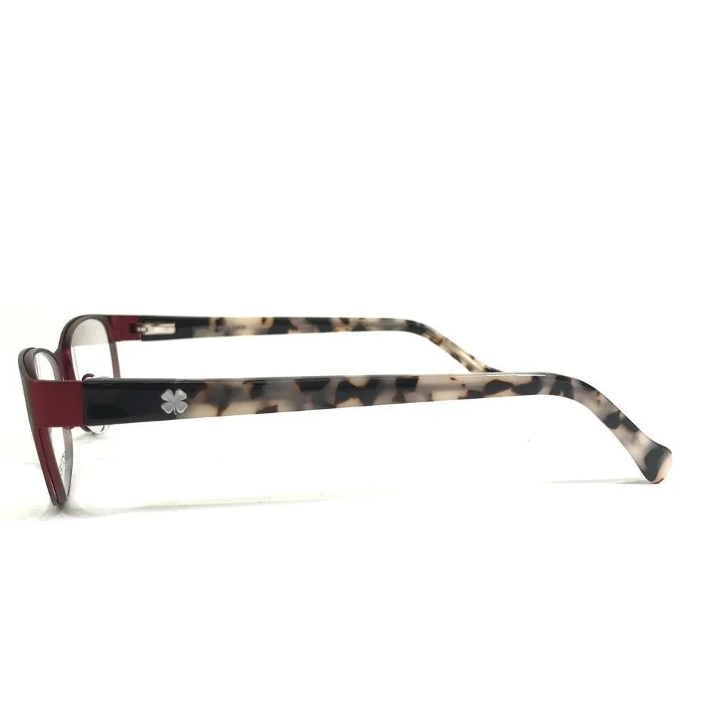 Lucky Brand Eyeglasses Frames D121 BURGUNDY BLACK Rectangular Full Rim 51-17-140